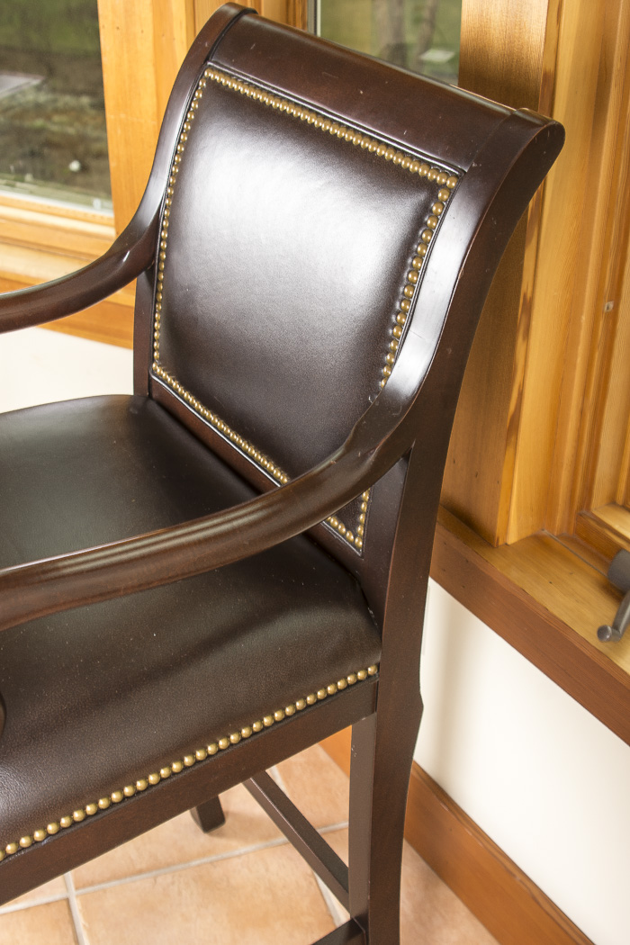 Set of Hancock & Moore Barstools