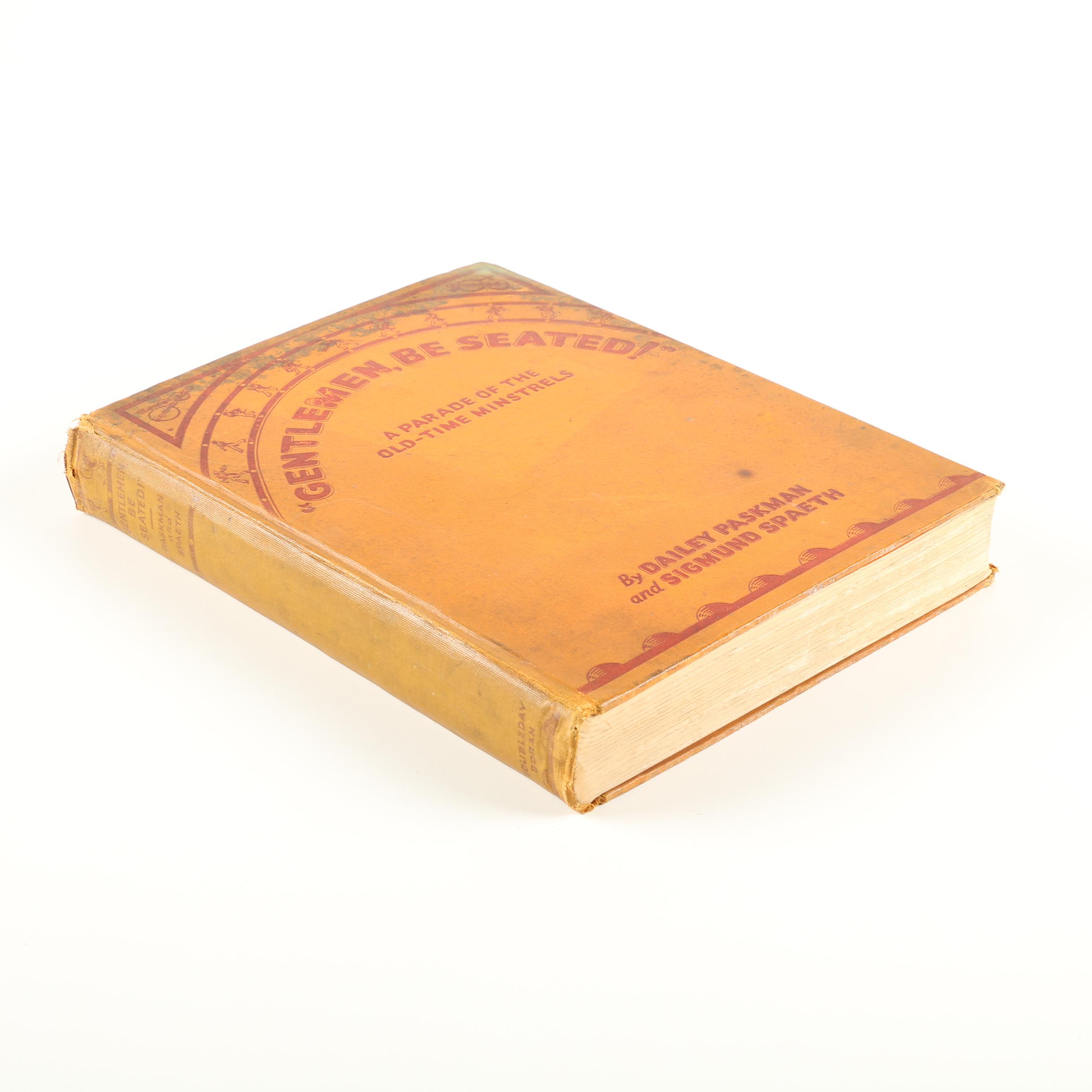 First Edition "Gentlemen Be Seated"