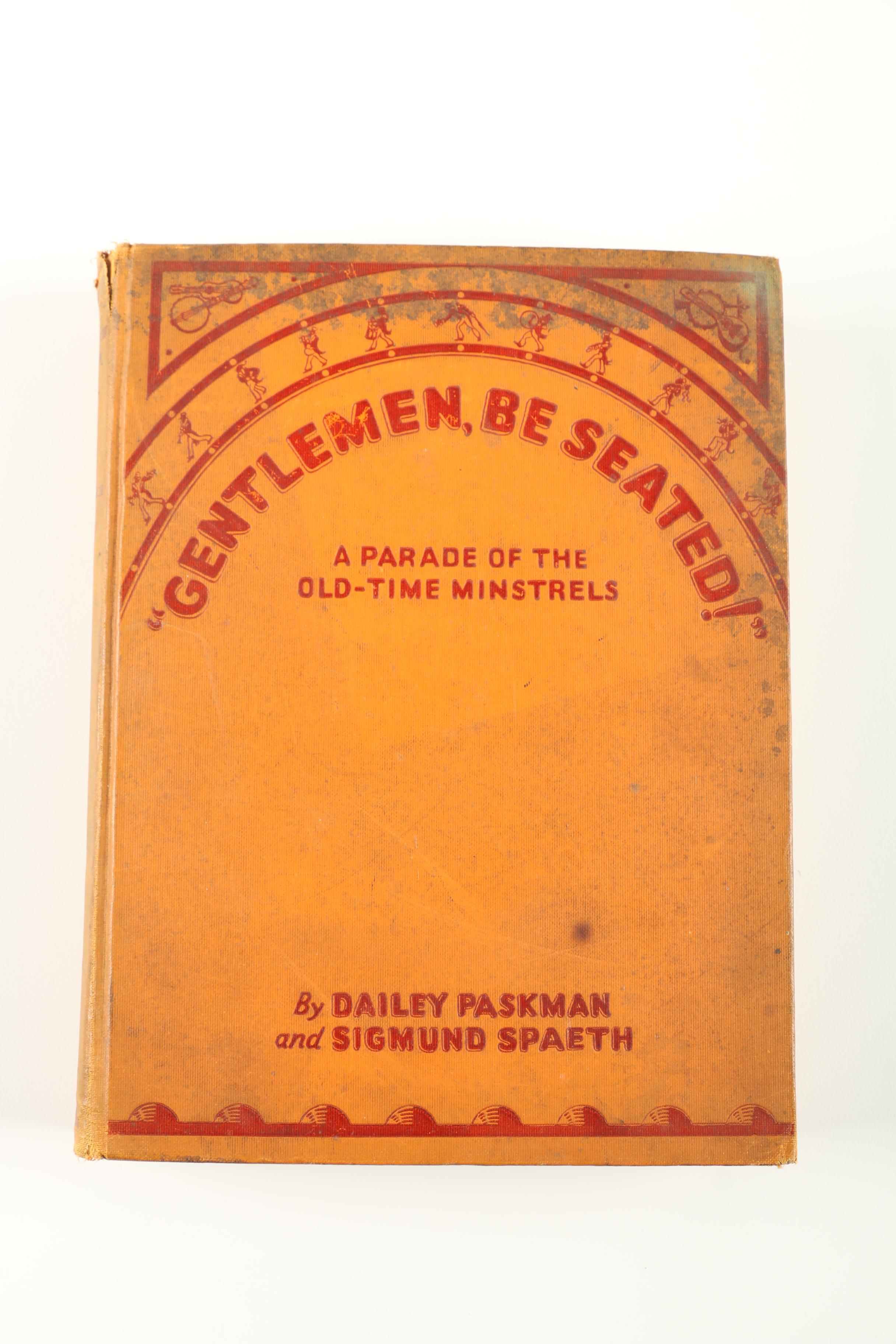First Edition "Gentlemen Be Seated"
