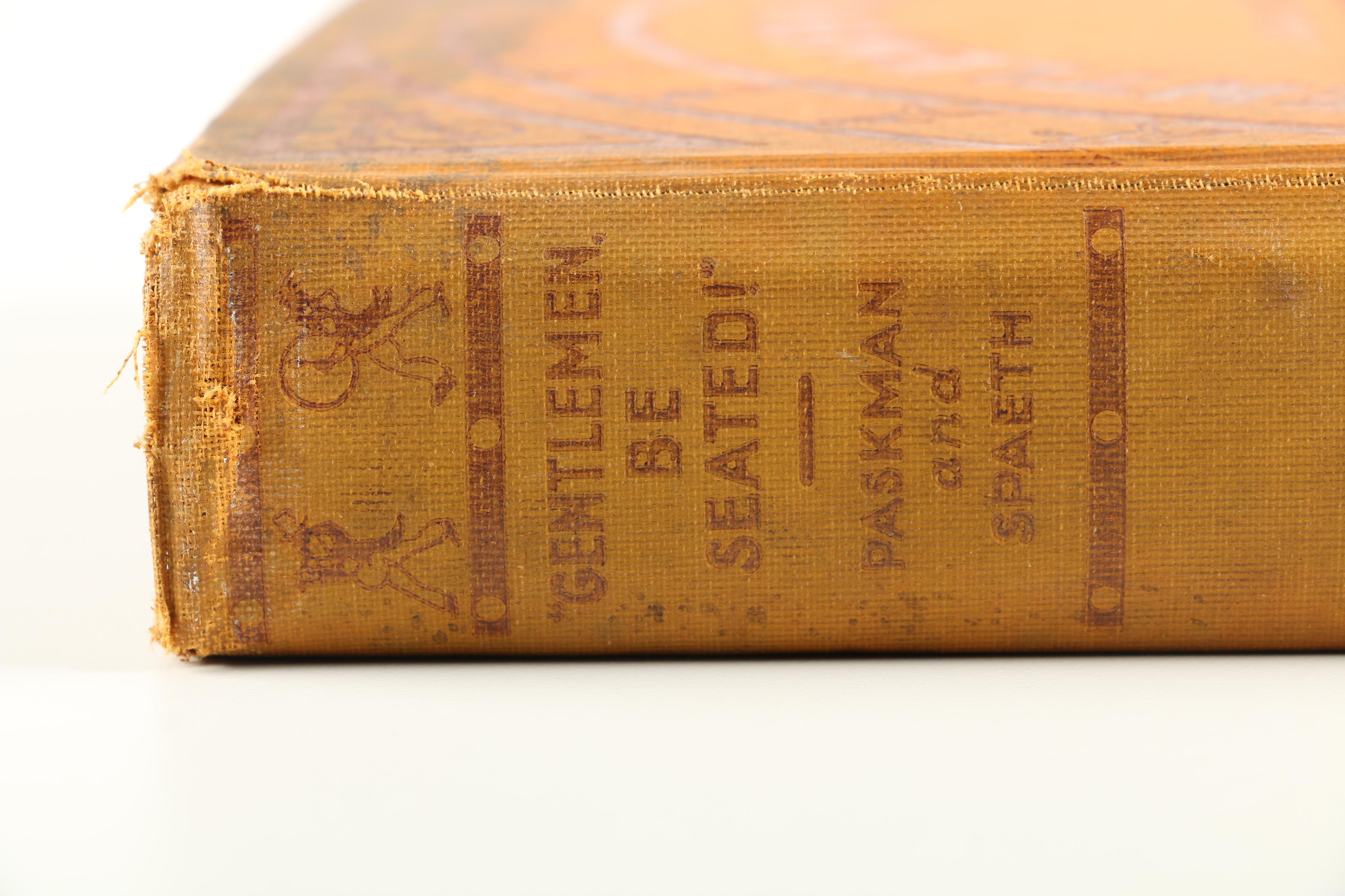 First Edition "Gentlemen Be Seated"