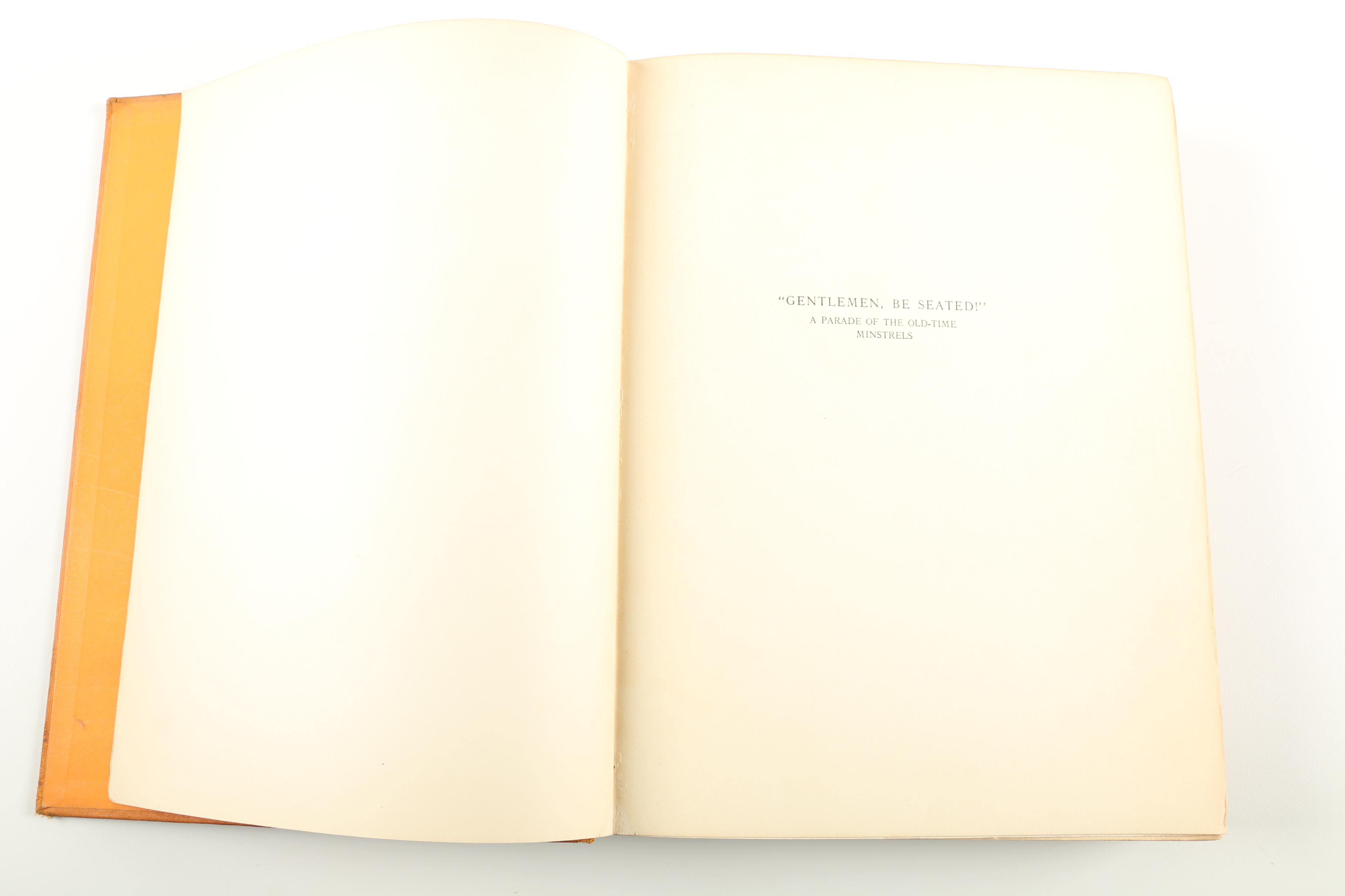 First Edition "Gentlemen Be Seated"