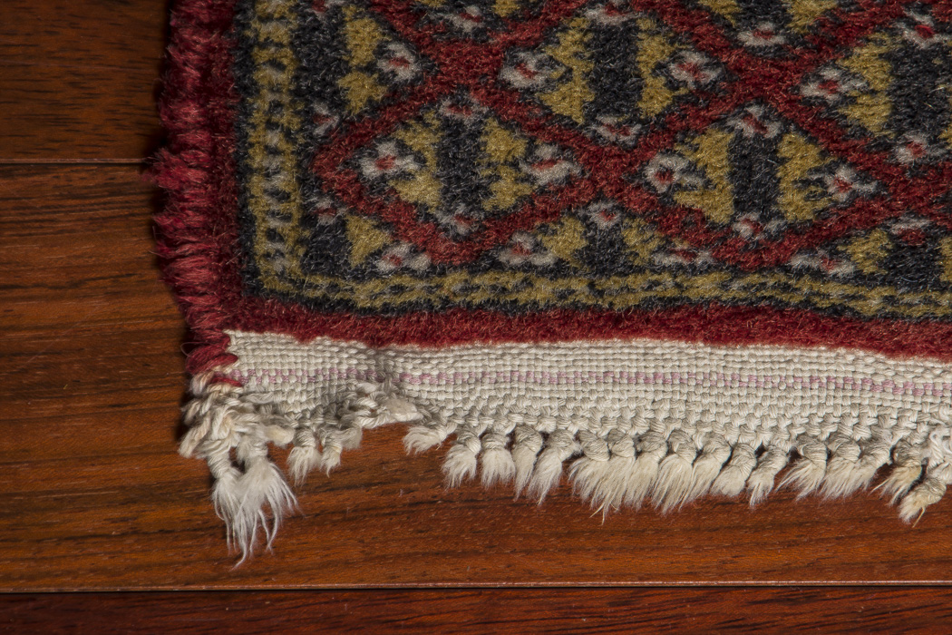 Hand-Knotted Tekke-Style Bokhara Accent Rug