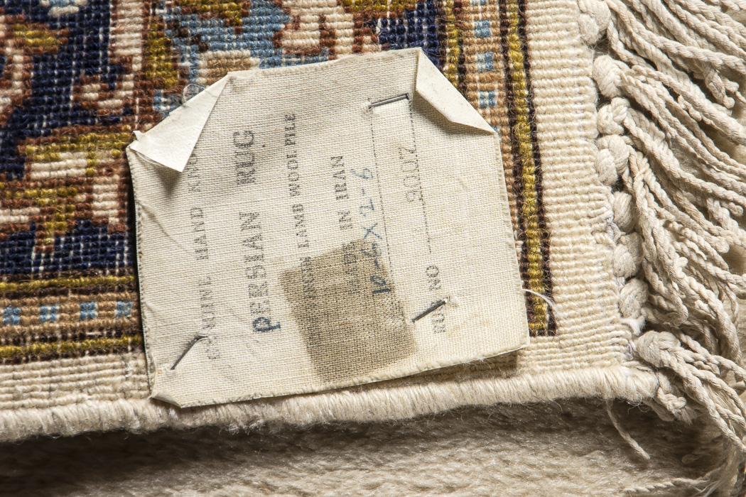 Hand-Knotted Iranian Persian Lambs Wool Carpet Runner