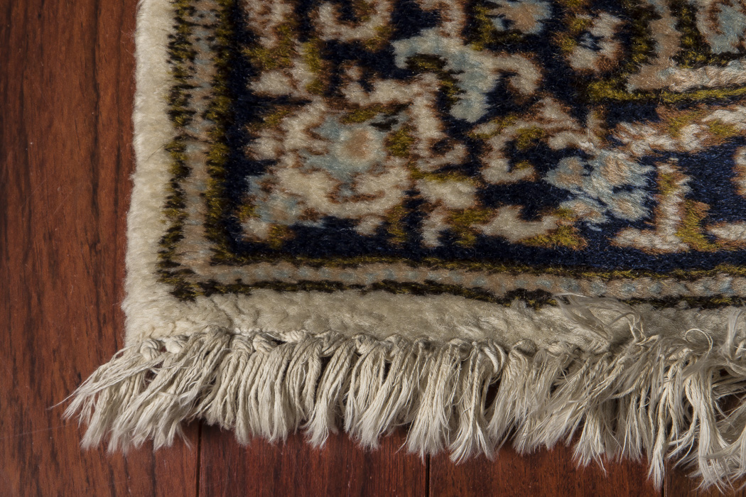 Hand-Knotted Iranian Persian Lambs Wool Carpet Runner