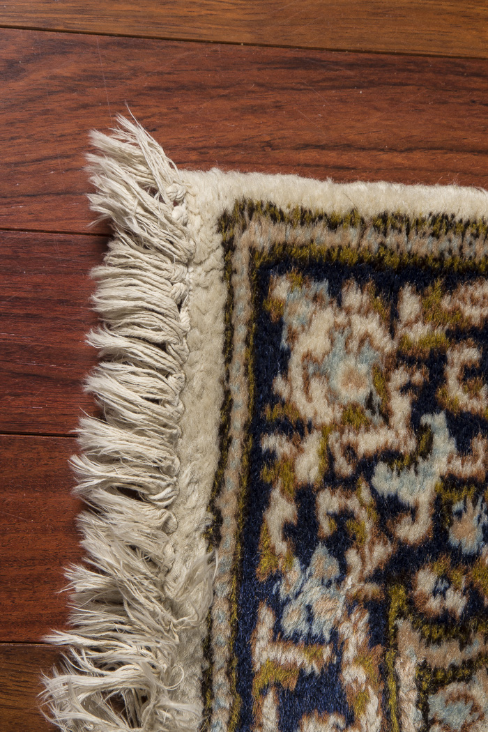 Hand-Knotted Iranian Persian Lambs Wool Carpet Runner