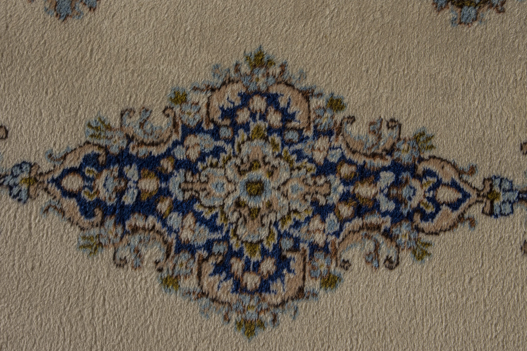 Hand-Knotted Iranian Persian Lambs Wool Carpet Runner