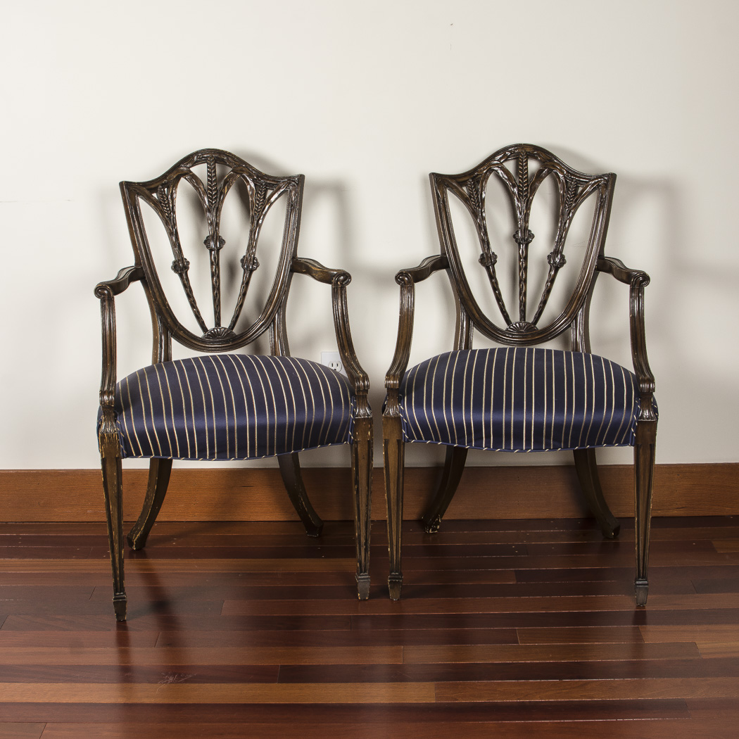 Hepplewhite Style Armchairs