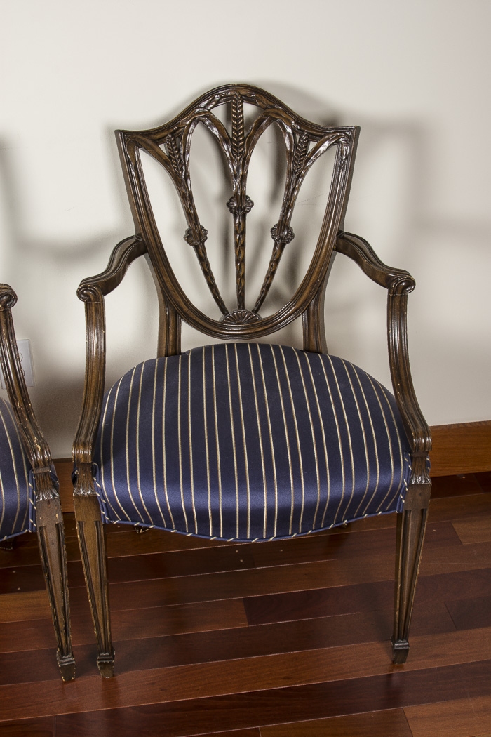 Hepplewhite Style Armchairs