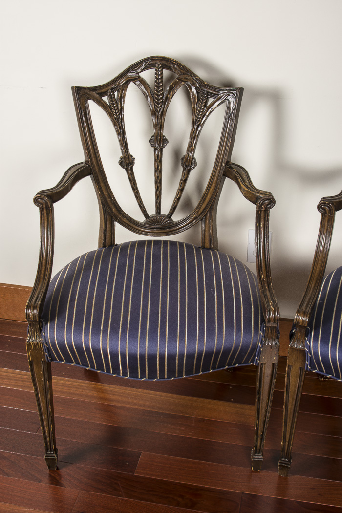 Hepplewhite Style Armchairs