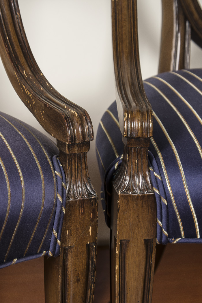 Hepplewhite Style Armchairs