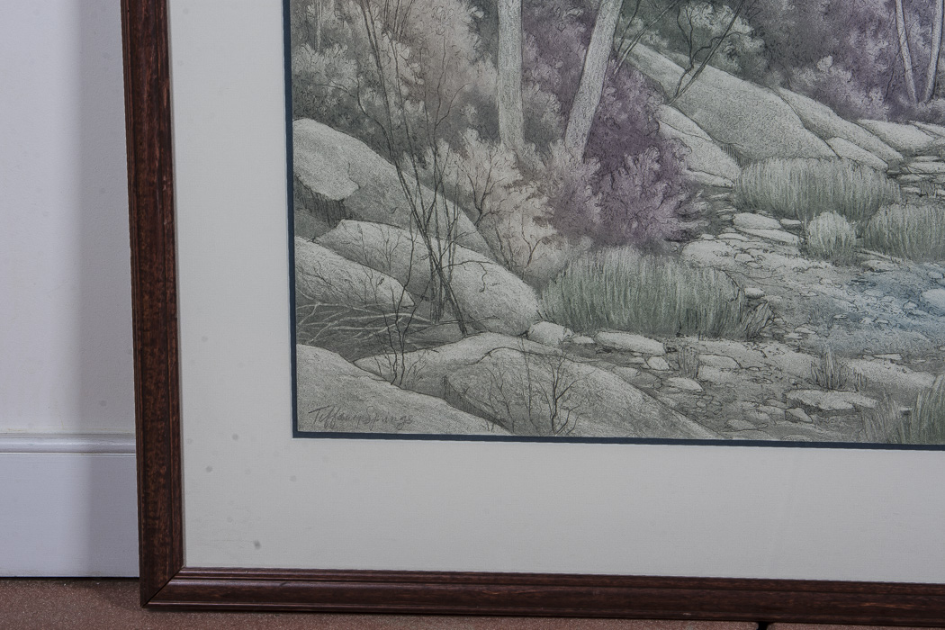 Signed Reproduction Print "Tiffany Springs"