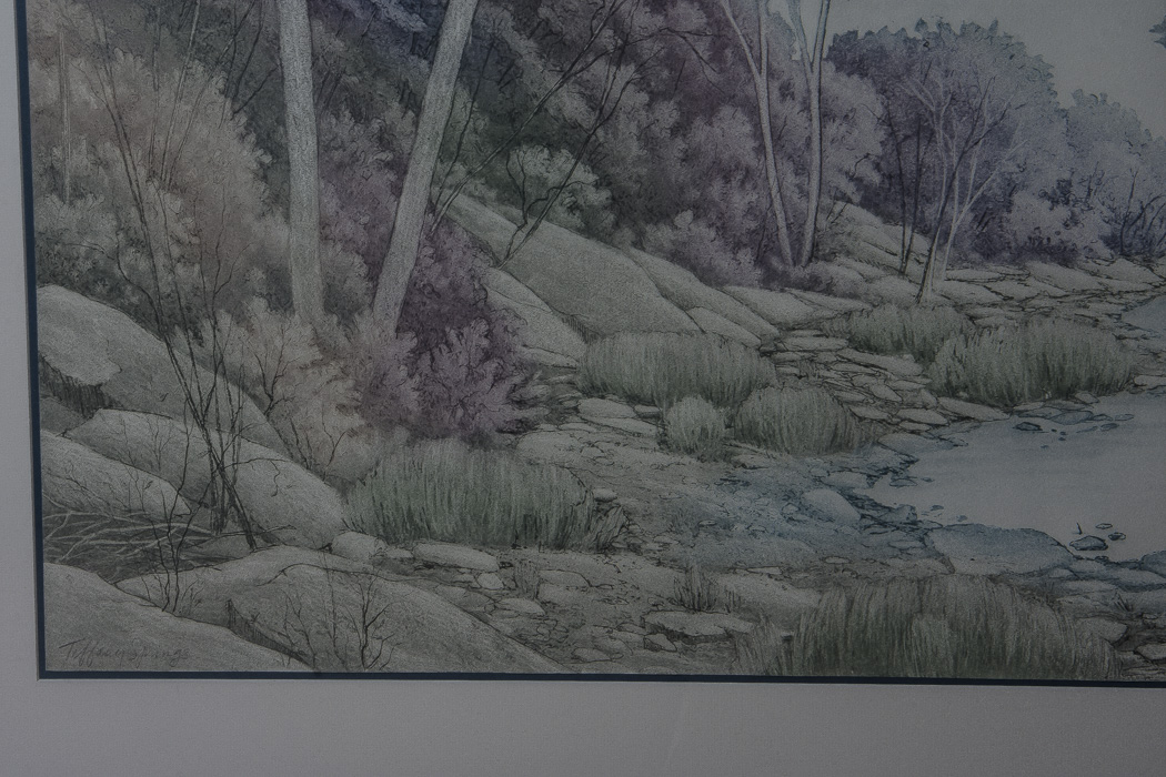 Signed Reproduction Print "Tiffany Springs"