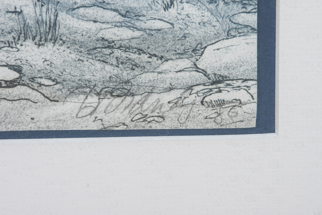 Signed Reproduction Print "Tiffany Springs"