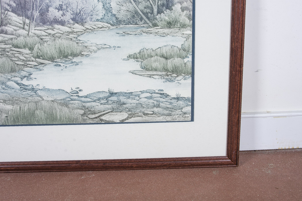 Signed Reproduction Print "Tiffany Springs"