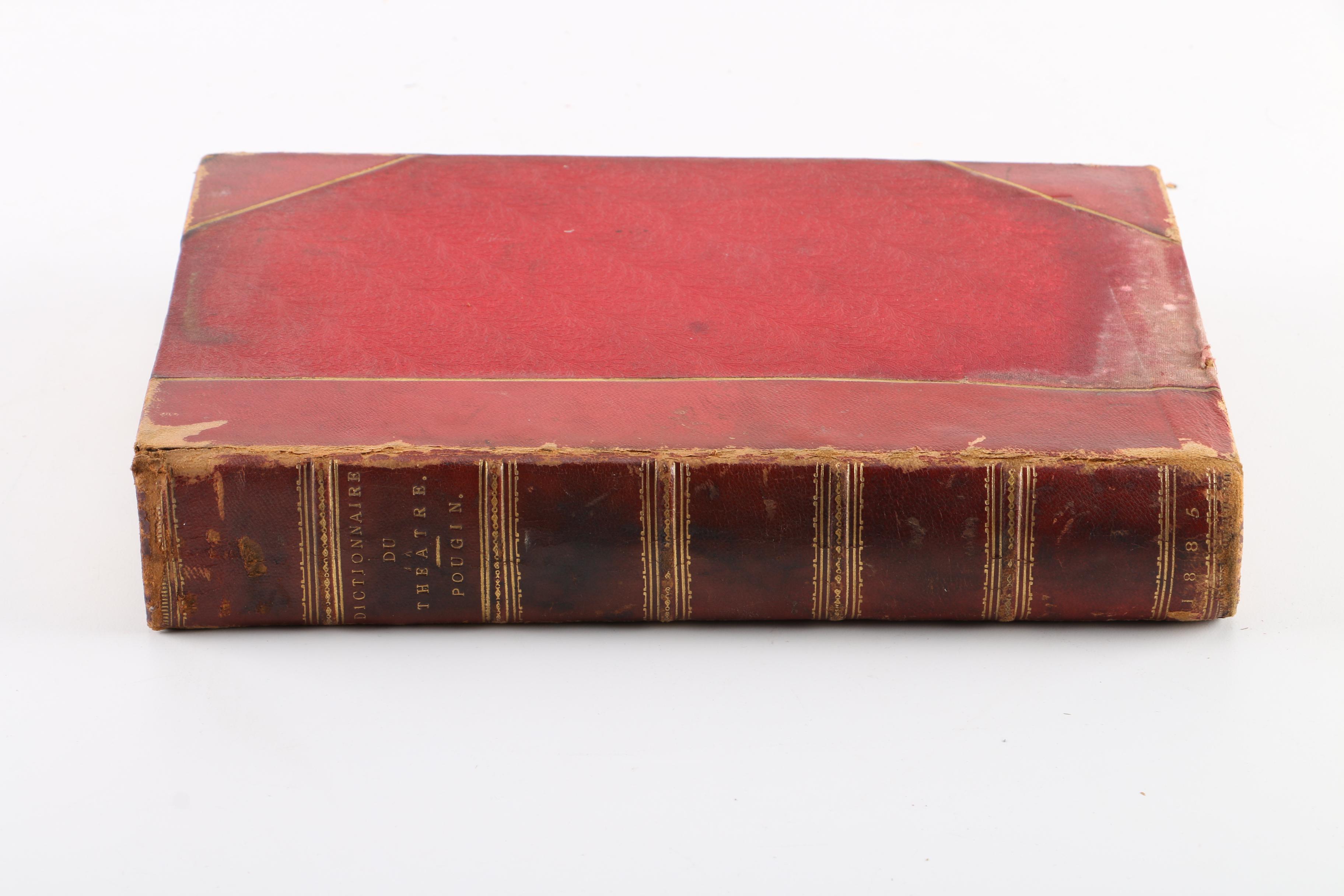 French Theater Dictionary By Arthur Pougin