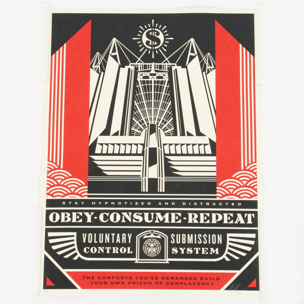 Shepard Fairey Limited Edition Serigraph "Church of Consumption"