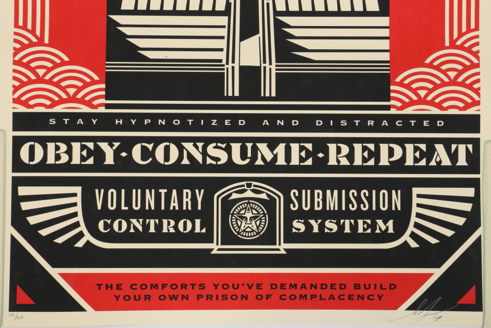 Shepard Fairey Limited Edition Serigraph "Church of Consumption"