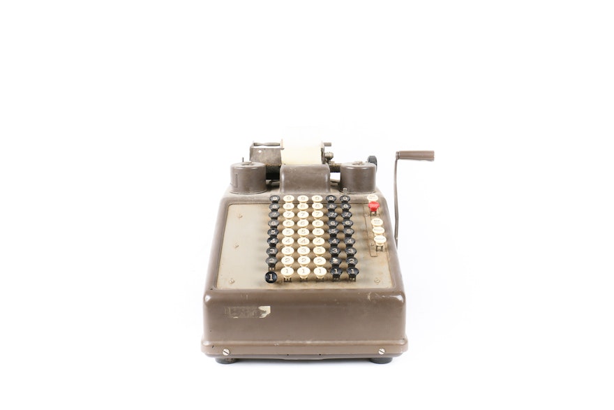 Vintage Accountant's Adding Machine