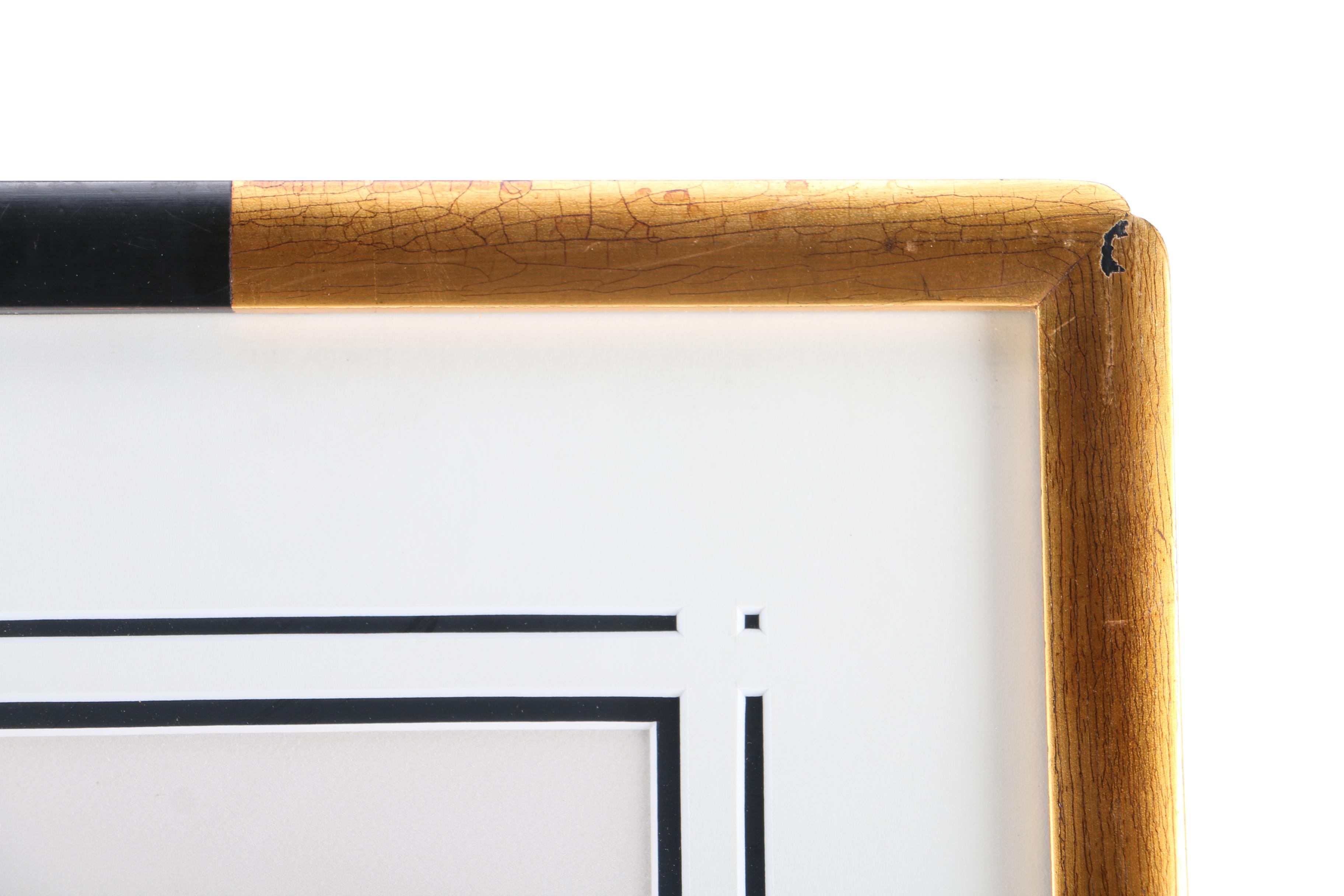 Erte Signed Limited Edition Serigraph on Paper Letter "A" from "The Alphabet Suite"