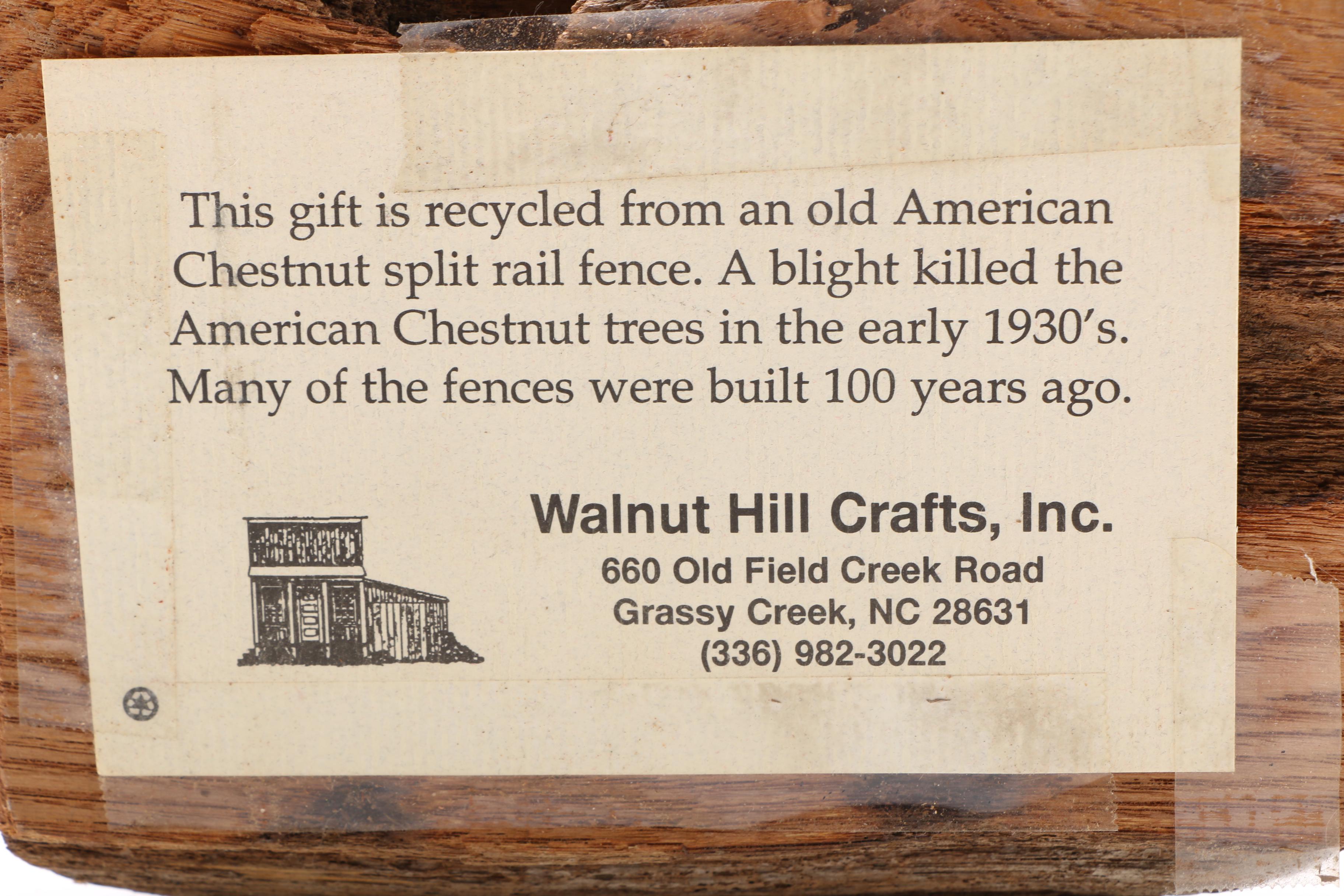 Chestnut Wood Decorative Art