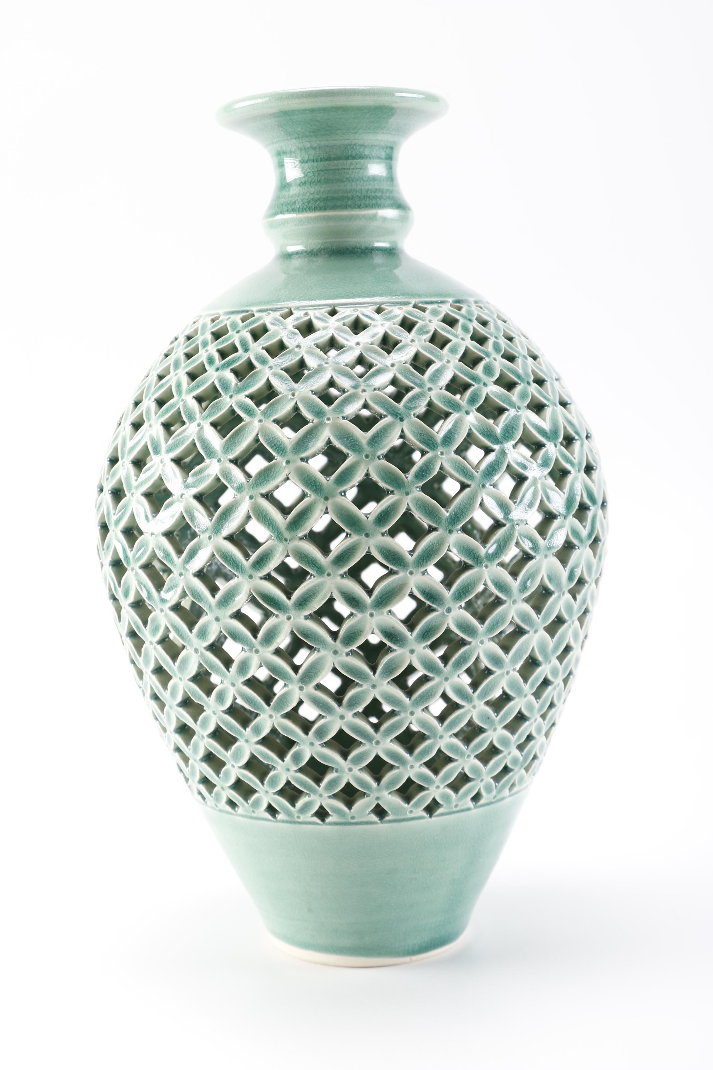 J.S. Kim Celadon Glazed Pottery