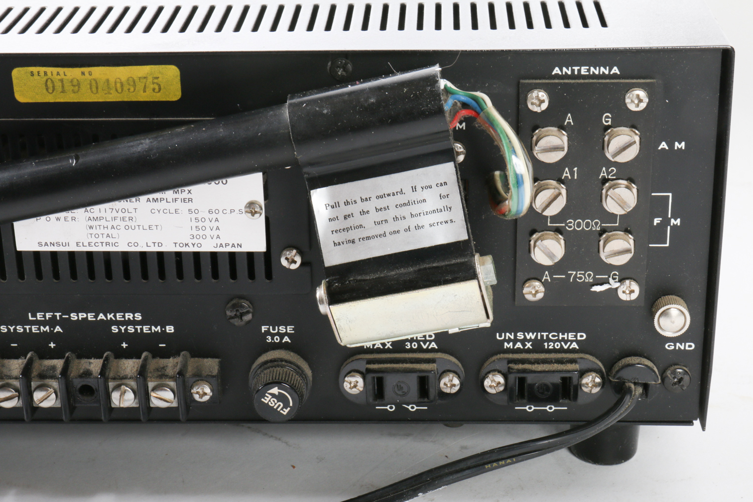 Sansui Stereo Tuner Amplifier