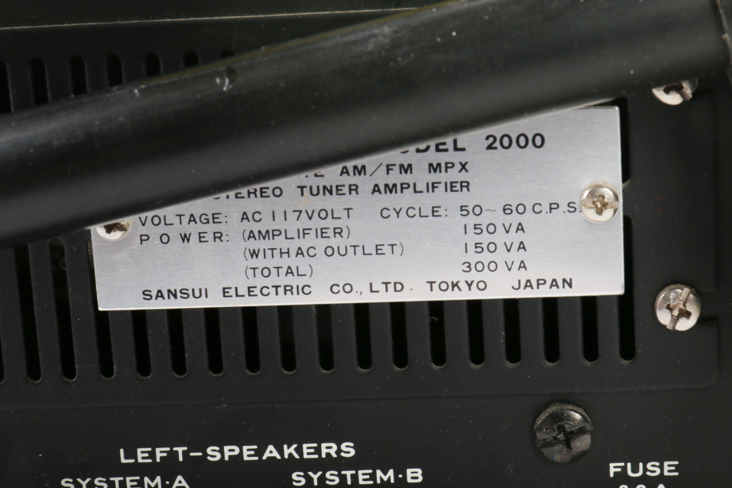 Sansui Stereo Tuner Amplifier