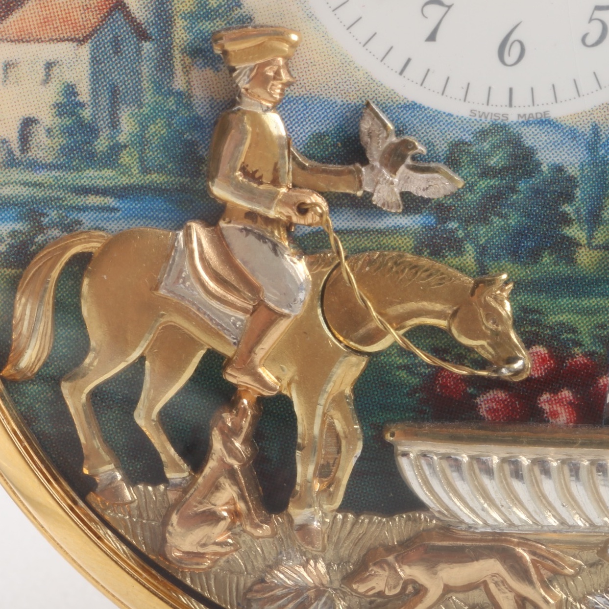 Arnex Reuge Automated Musical Pocket Watch with Automatons