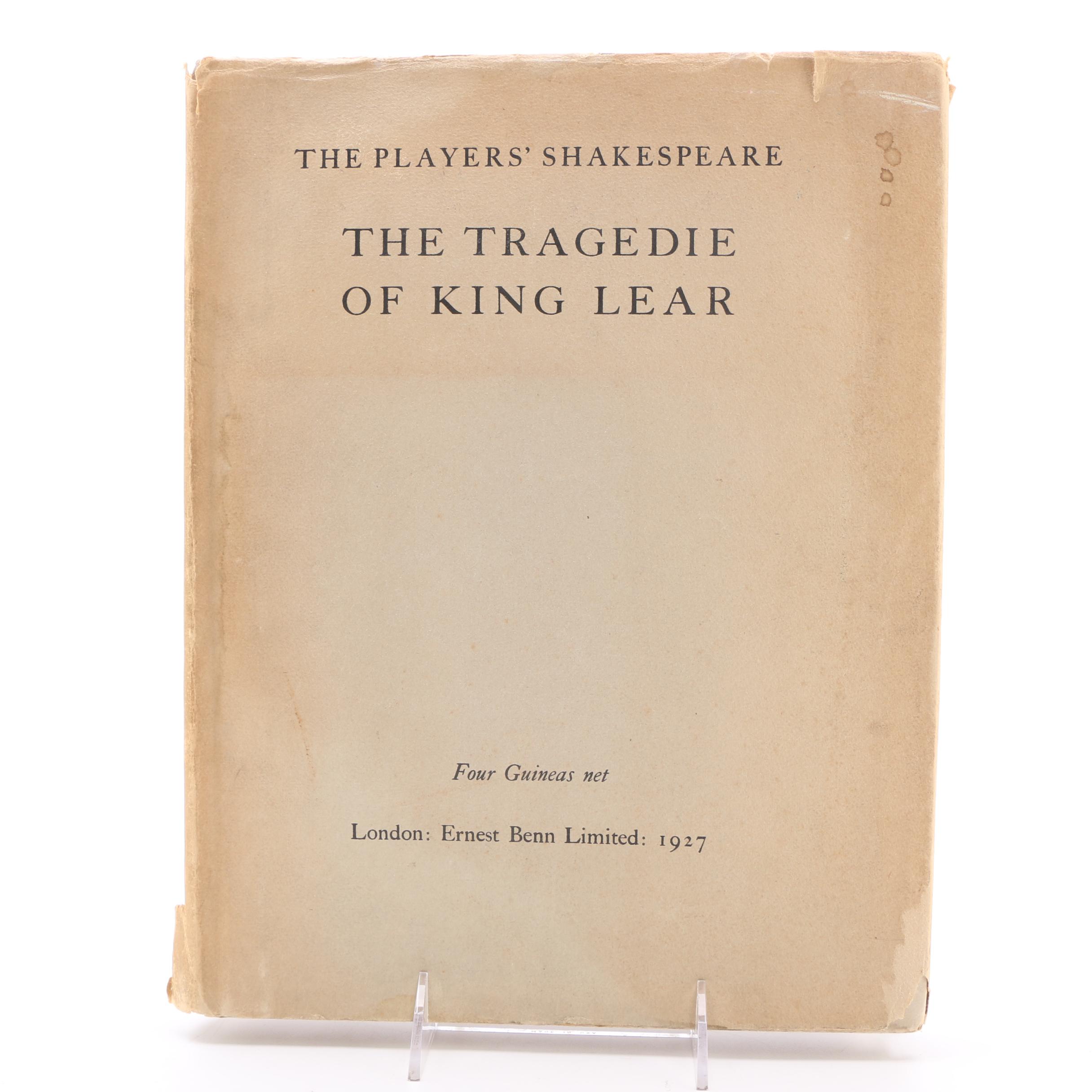 Limited Edition "The Players' Shakespeare The Tragedie of King Lear"