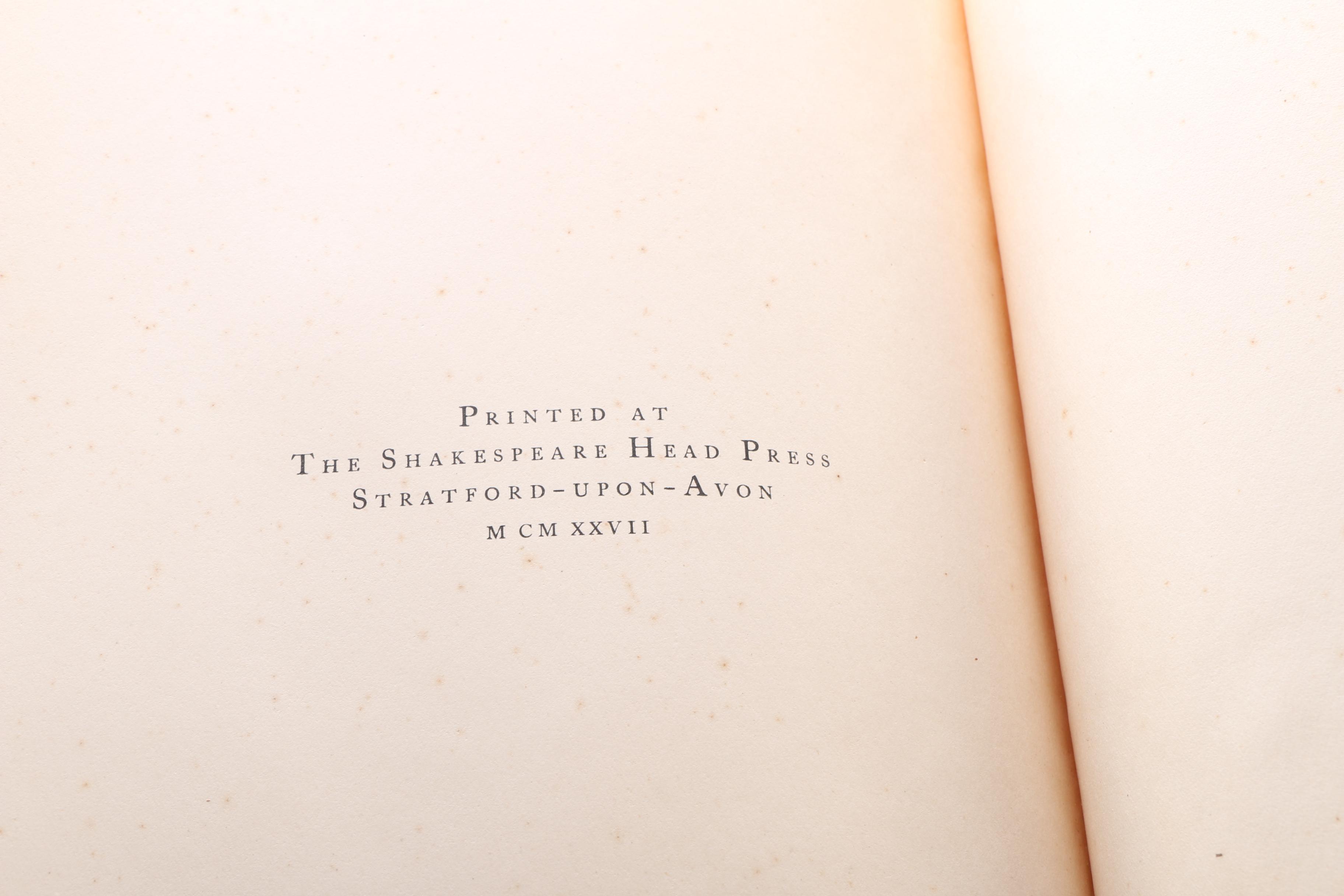 Limited Edition "The Players' Shakespeare The Tragedie of King Lear"