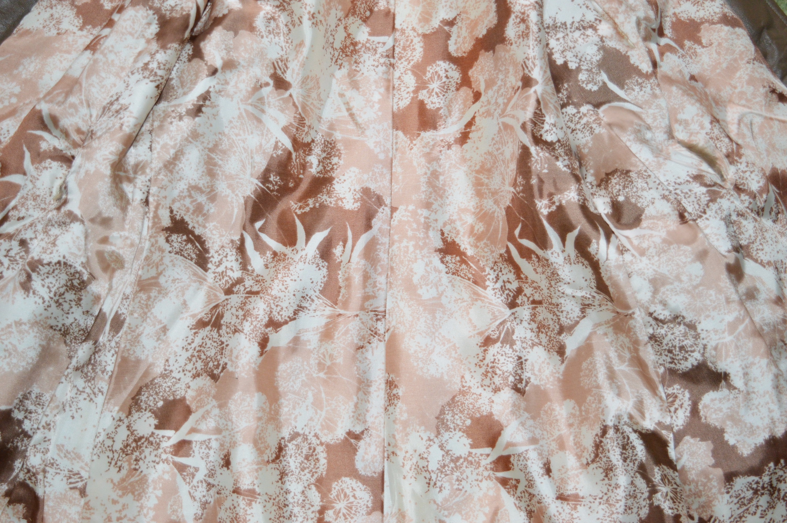 Vintage Leather and Fur Coat