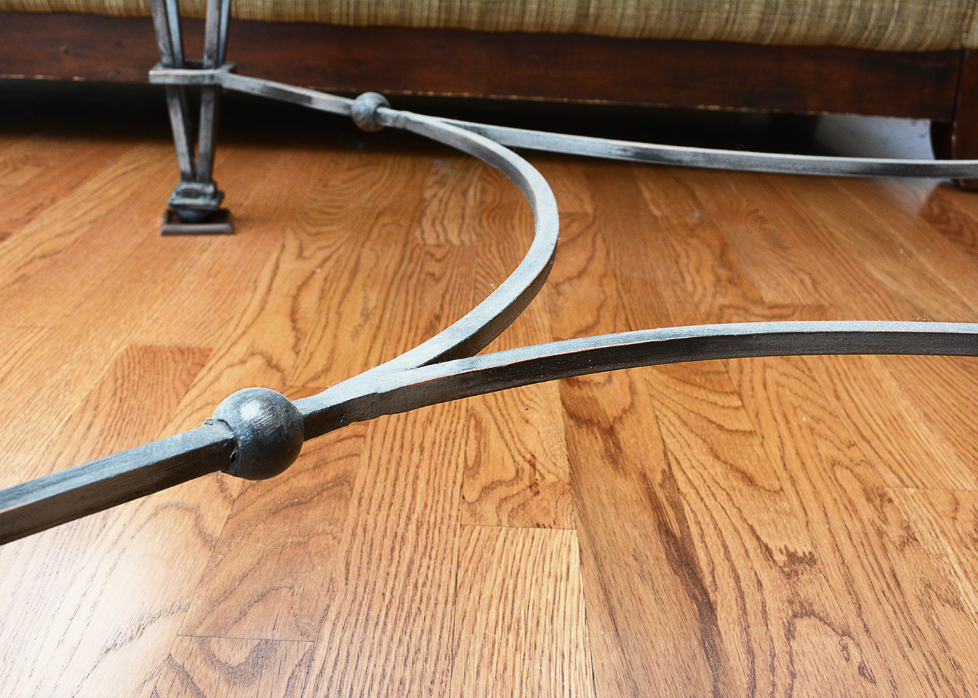 Schweiger Couch and Cast Iron Coffee Table