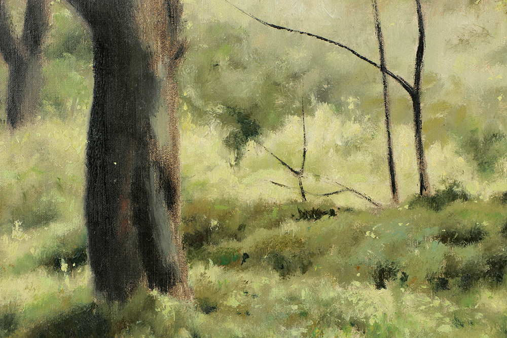 Clarence Holbrook Carter Oil Painting on Canvas "Trees at Bloom"