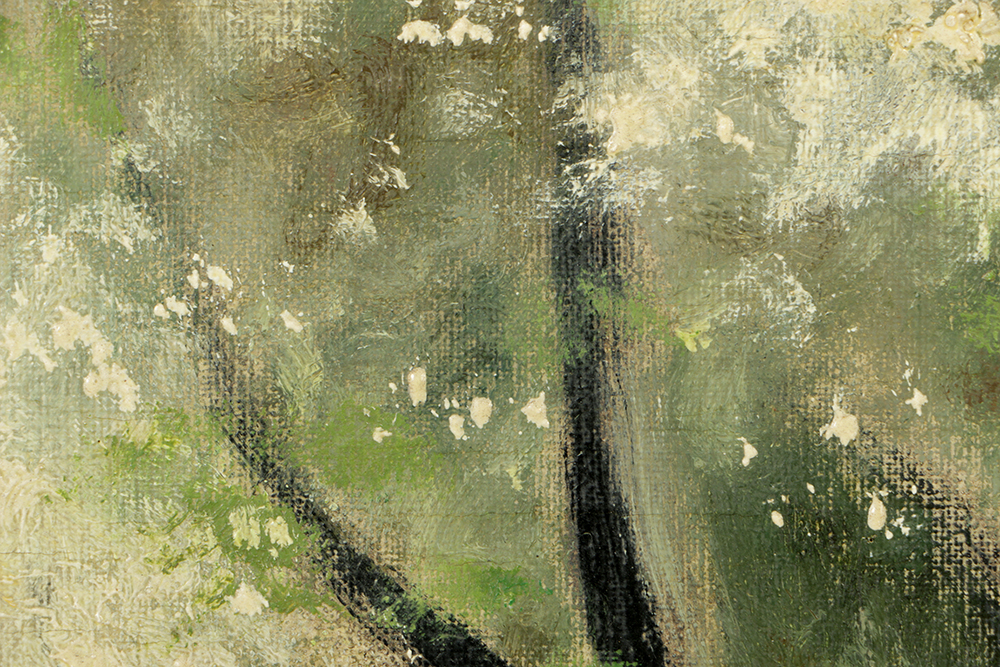 Clarence Holbrook Carter Oil Painting on Canvas "Trees at Bloom"