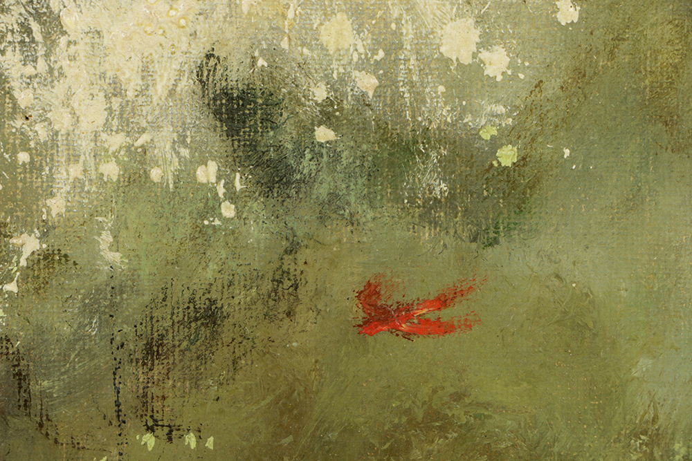 Clarence Holbrook Carter Oil Painting on Canvas "Trees at Bloom"