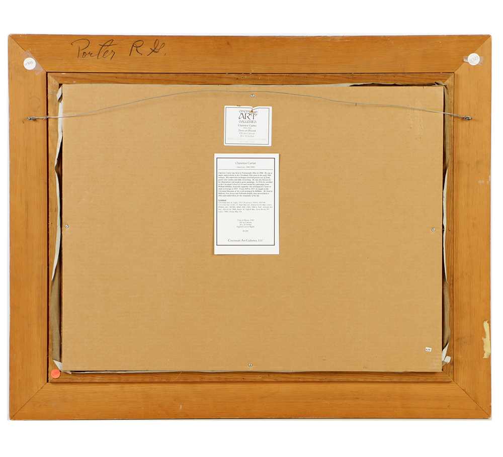 Clarence Holbrook Carter Oil Painting on Canvas "Trees at Bloom"