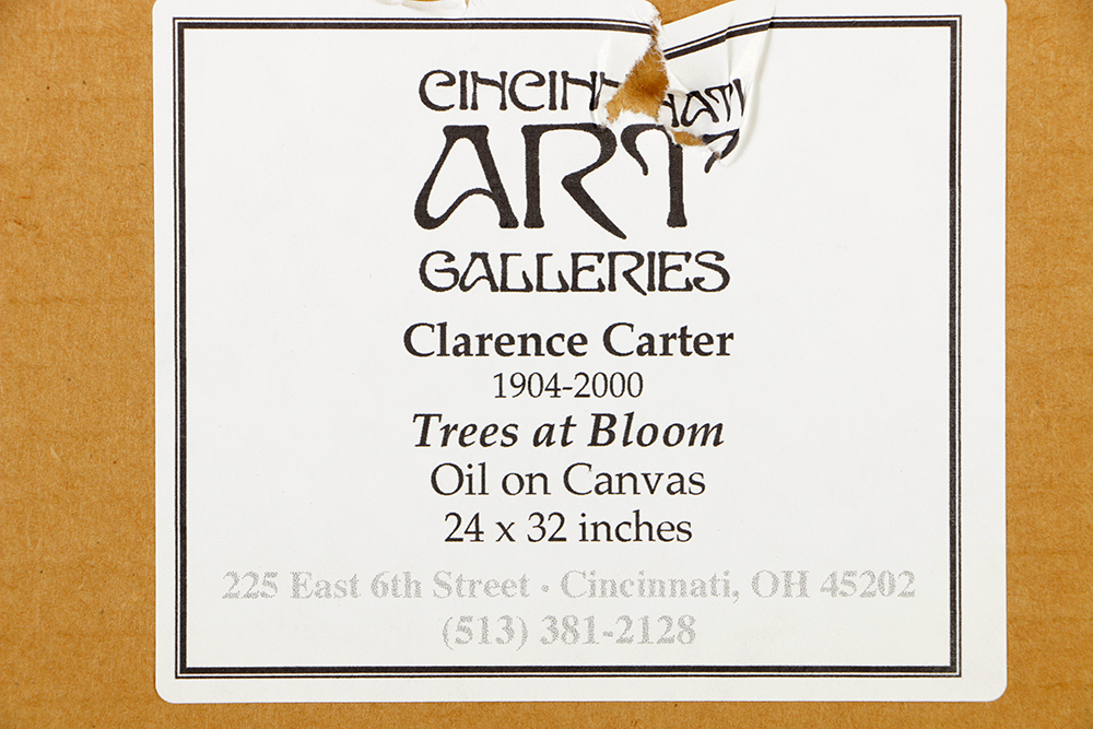 Clarence Holbrook Carter Oil Painting on Canvas "Trees at Bloom"