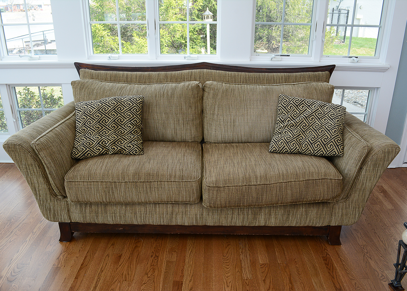 Schweiger Couch and Cast Iron Coffee Table