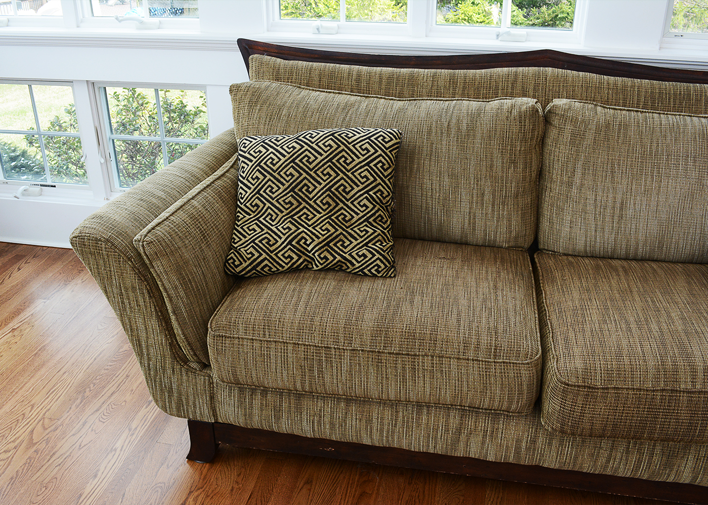 Schweiger Couch and Cast Iron Coffee Table