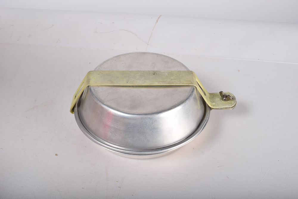 Vintage Boy Scouts of America Aluminum Cook Kits and Match Holder