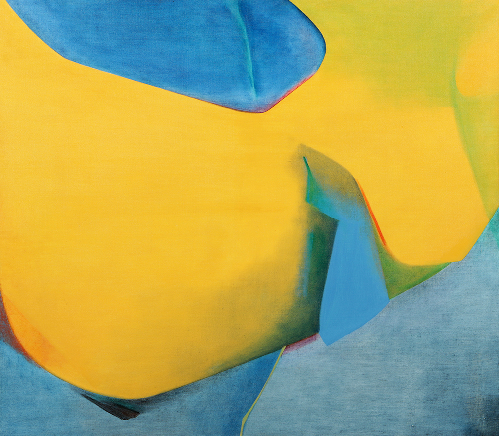 Beth Hertz Oil Painting on Canvas "Green Line"