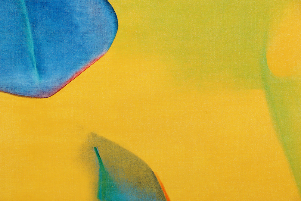 Beth Hertz Oil Painting on Canvas "Green Line"