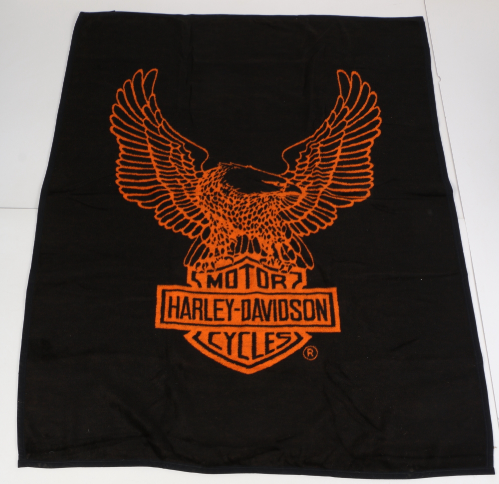 Harley-Davidson Throw Blankets