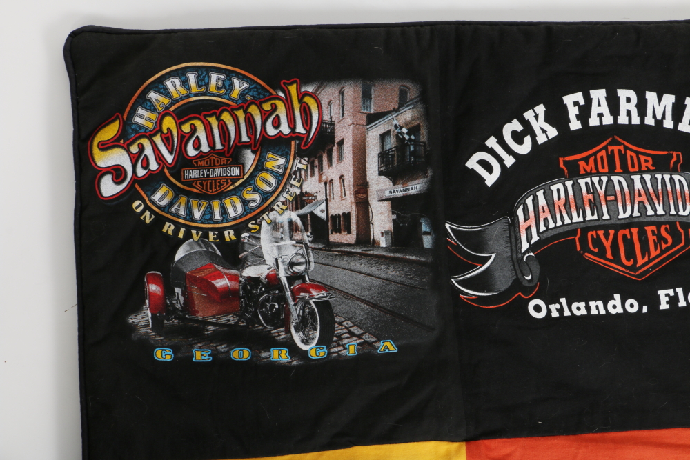 Harley-Davidson Throw Blankets