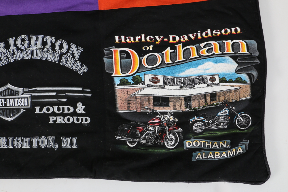 Harley-Davidson Throw Blankets
