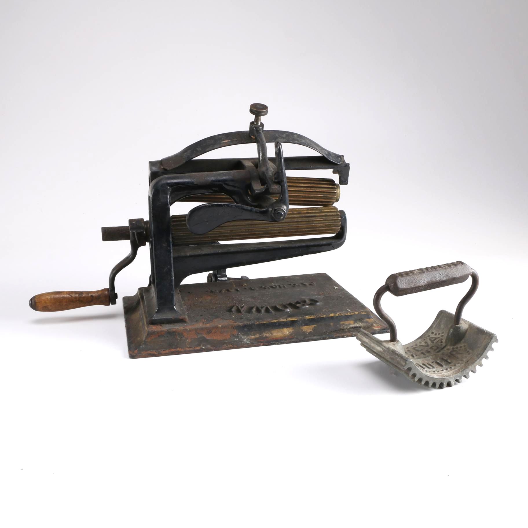 Antique Cast Iron Fluting Presses