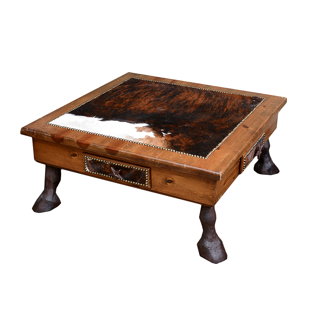 Cow Hide Coffee Table