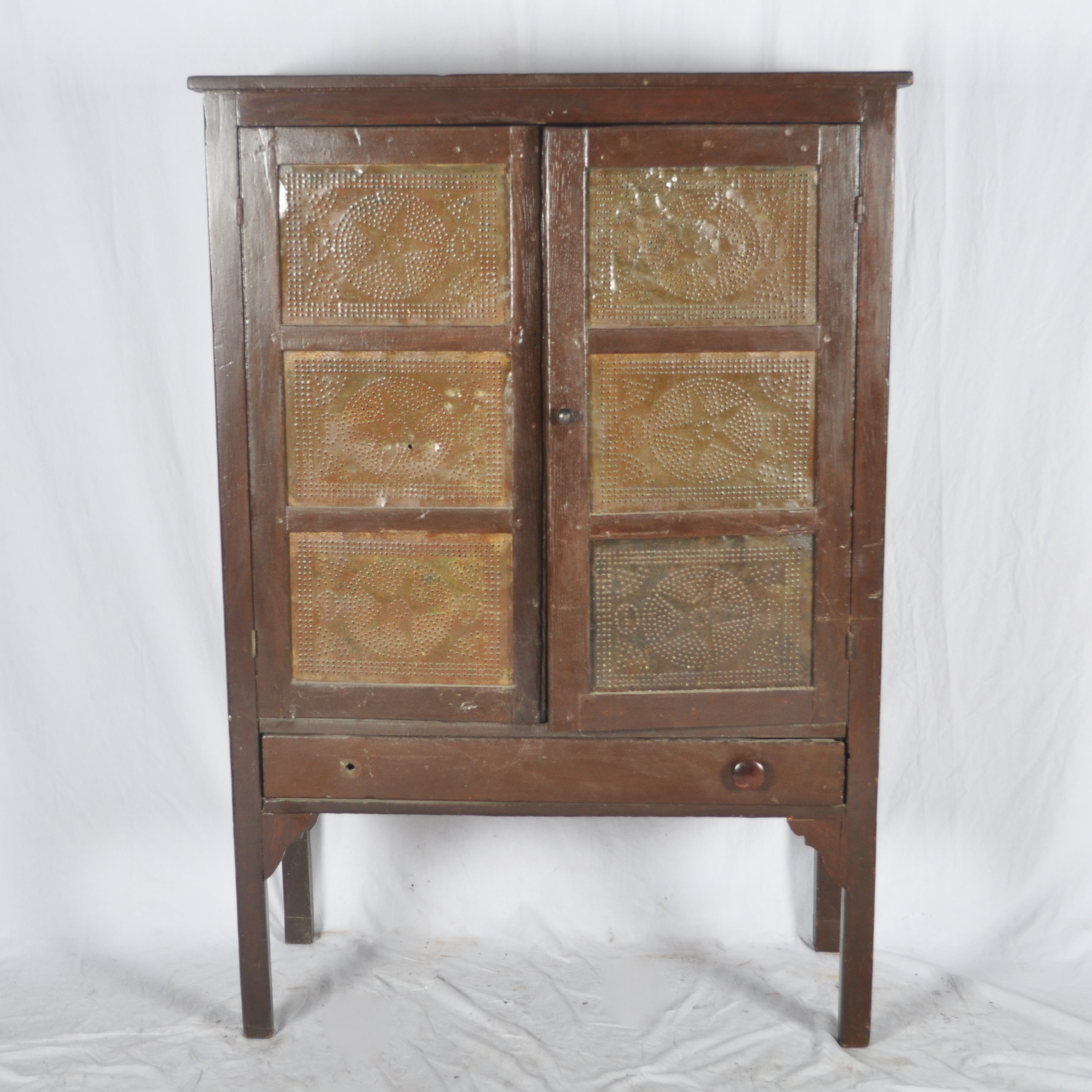 Antique 12 Tin Pie Safe