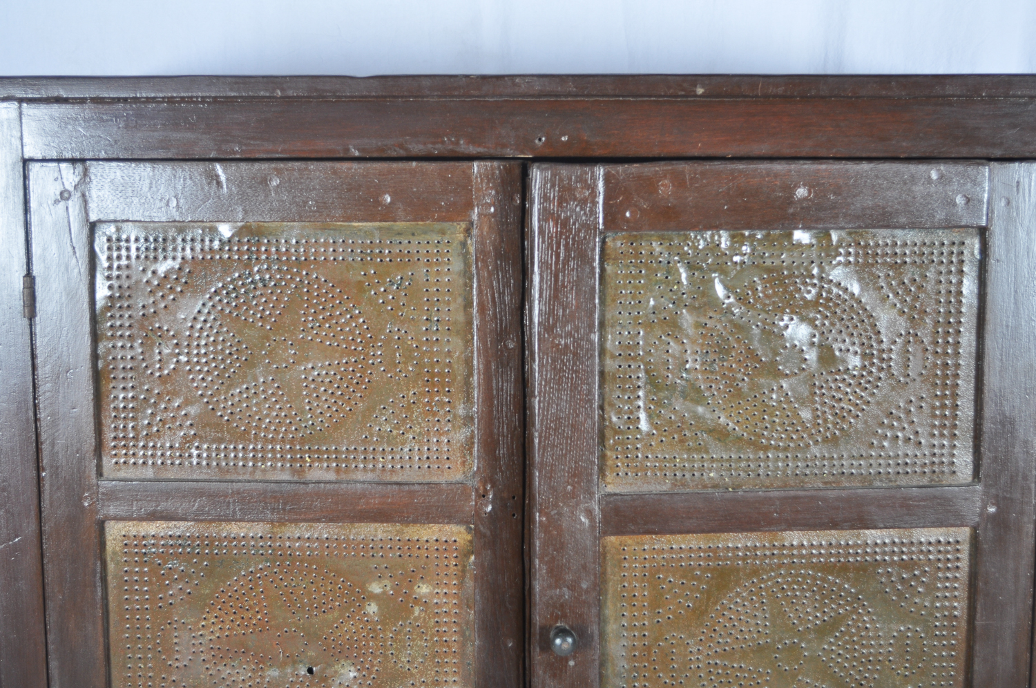 Antique 12 Tin Pie Safe