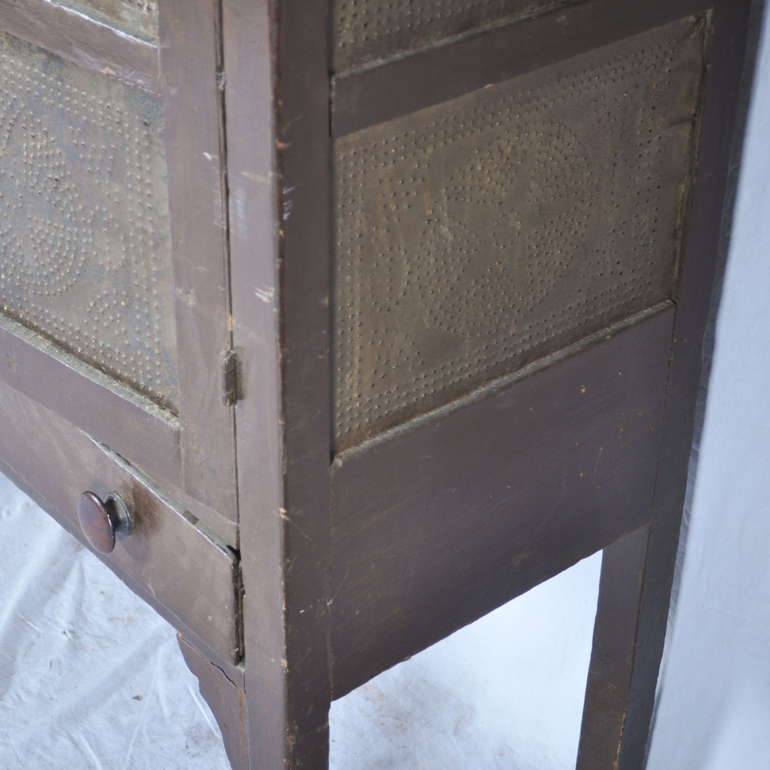 Antique 12 Tin Pie Safe